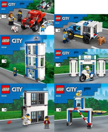 LEGO CITY INSTRUKCJA - Posterunek policji - 60246