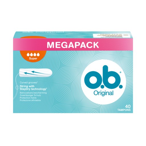 O.B. Tampony Super Megapack 40 sztuk