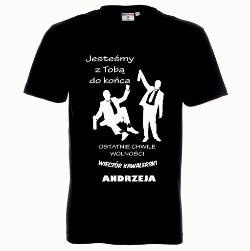 Koszulka na WIECZÓR KAWALERSKI personalizacja XL