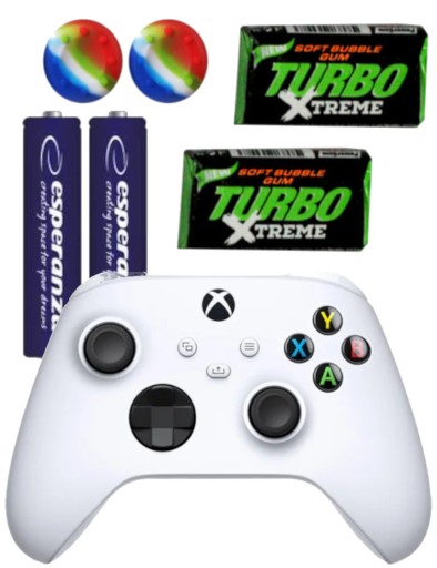 ORYGINALNY PAD XBOX ONE S X SERIES S X BIAŁY WHITE ROBOT 1914 SPRAWNY OKEEJ