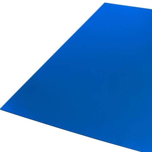 PCW spienione PCV 750x750 5 mm niebieski płyta PVC