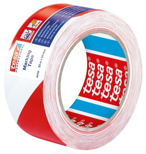 Taśma ostrzegawcza klejąca TESA 60760 50mm x 33m