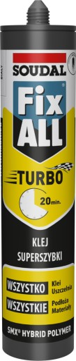 SOUDAL Klej-uszczelniacz hybrydowy Fix ALL Turbo 290 ml - biały