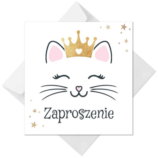 Zaproszenia na Urodziny dla dzieci Koperta NC26