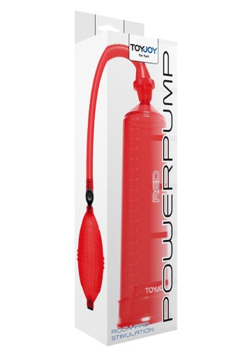 POMPA POWIĘKSZAJĄCA PENISA POWER PUMP TOY JOY RED