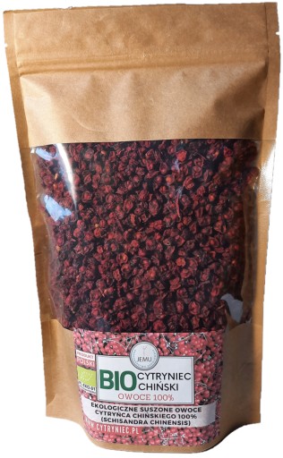 Ekologiczny cytryniec chiński - owoce 100% 500g
