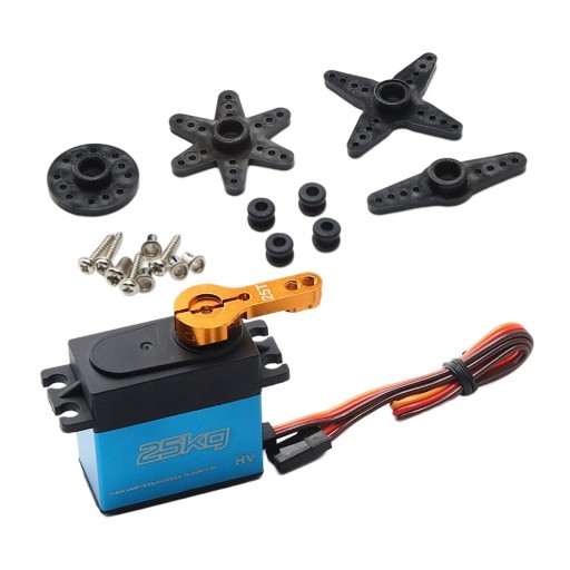 RC Digital Servo Metal Gears 25T Servo Horn do