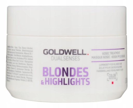 GOLDWELL BLONDES BALSAM 60sec ODŻYWKA MASKA 200