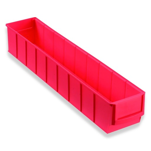 Pojemnik magazynowy czerwony- 500x91x81 mm