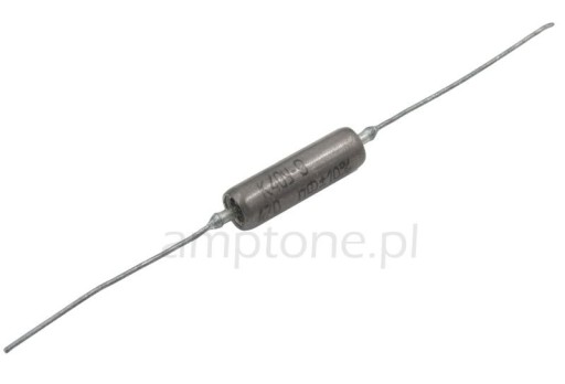 Kondensator olejowy PIO 470pF 200V - NOS (K40Y-9) osiowy