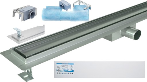SANITLINE Odpływ liniowy CERAMIK 90cm POD PŁYTKĘ