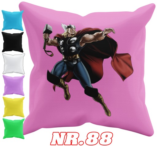 POSZEWKA NA PODUSZKĘ JAŚKA DO PRZEDSZKOLA THOR + IMIĘ GRATIS
