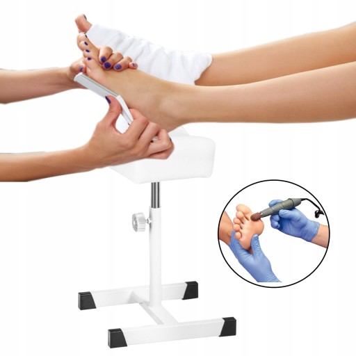 PODNÓŻEK TABORET PEDICURE EKOSKÓRA REGULACJA WYSOKOŚCI