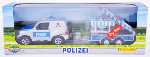 POMOC DROGOWA POLICJA Z PRZYCZEPKĄ MEATAL ŚWIATŁO