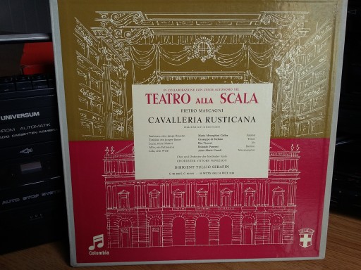 PIETRO MASCAGNI CAVALLERIA RUSTICANA 2xLP SERAFIN