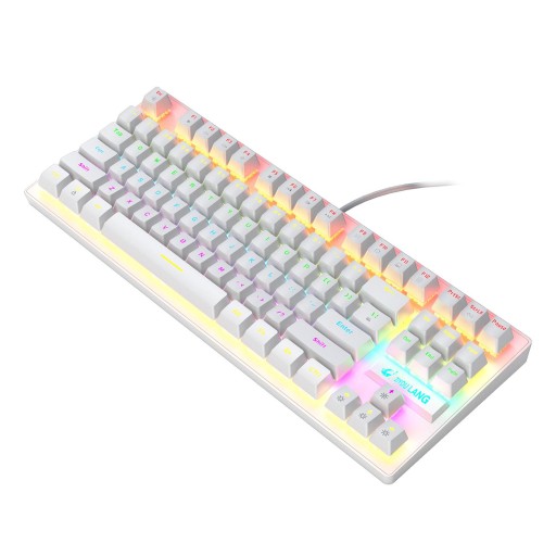 Gazechimp Wired Mechanical Gaming Keyboard Rainbow