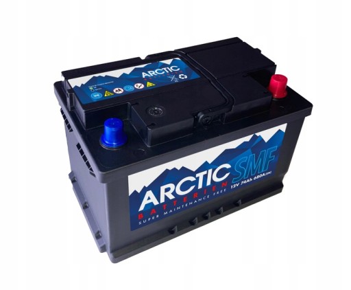 Akumulator samochodowy Arctic 12V 74Ah 680A P+