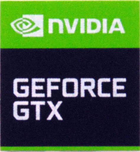 Naklejka NVIDIA GEFORCE GTX 17x18mm [24]