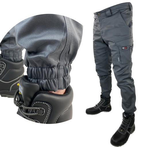 Joggery ROBOCZE BHP DuduWork Szare Elastyczne 56
