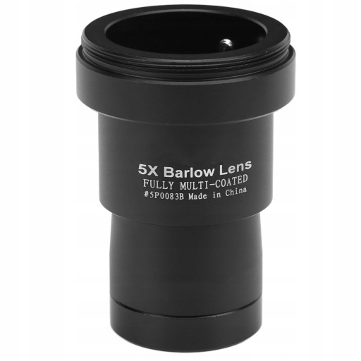 Soczewka Barlowa szkło optyczne 5x 1,25