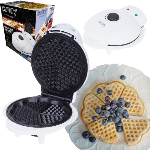 GOFROWNICA CHRUPIĄCE GOFRY 5 SZTUK 1000W REG TEMP