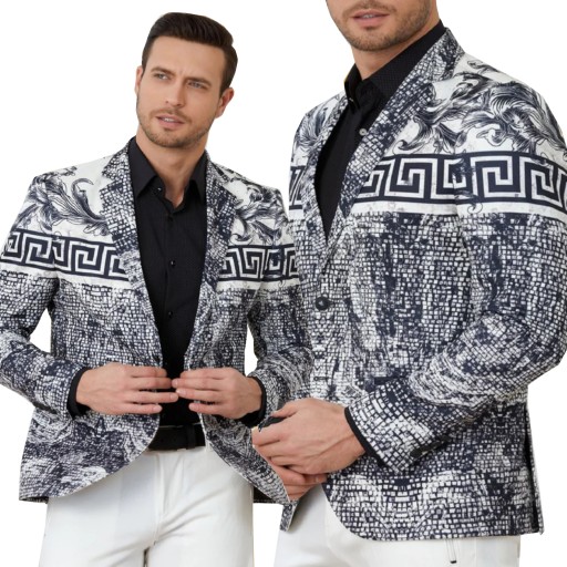 Marynarka Męska Casual Elegancka Ślub Wesele Mondo Exclusive