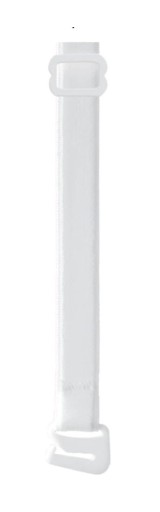 Ramiączko na szyję (RB-07) białe 10 mm