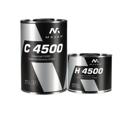 LAKIER BEZBARWNY Mavar C4500 z utwardzaczem standard 1,5L