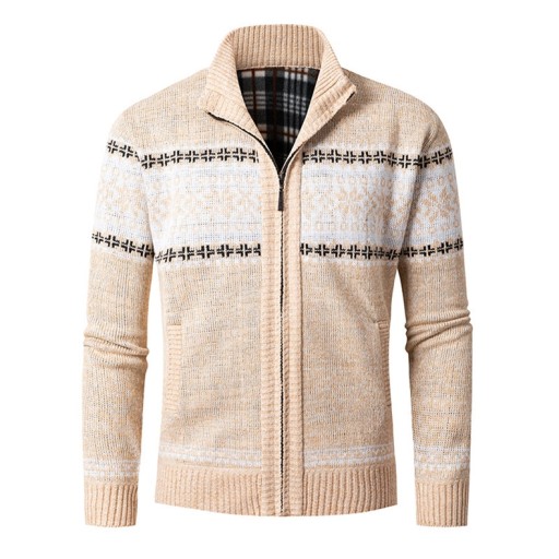 SWETER MĘSKI GOLF ROZPINANY KARDIGAN ZAMEK CIEPŁY ELASTYCZNY JAKOŚĆ GRUBY