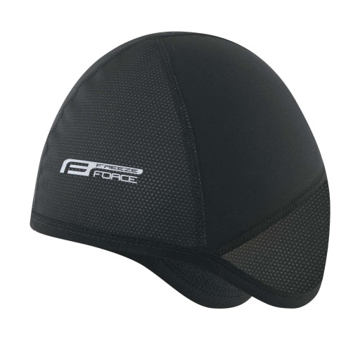 Termoaktywna Czapka Pod Kask Rowerowy FORCE FREEZE Czarna L / XL
