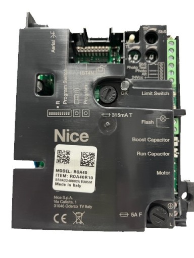 Nice centrala sterownik ROA40 ROX 600 1000 ROBO500