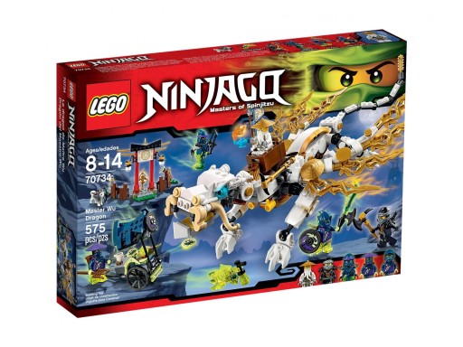 Klocki LEGO Ninjago Smok mistrza Wu 70734