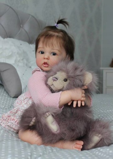 LALKA REBORN PRAWDZIWY BOBAS dziecko 48 cm