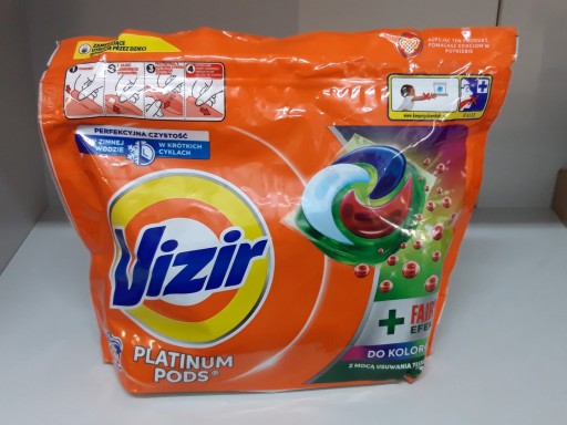 Vizir Platinum PODS Color + Fairy Effect Kapsułki do prania, 33 prań 699,6g