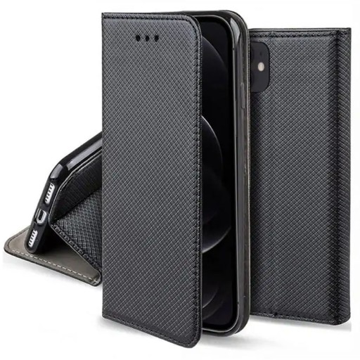 ETUI ZAMYKANE XIAOMI Redmi NOTE 8 czarny Z KLAPKĄ