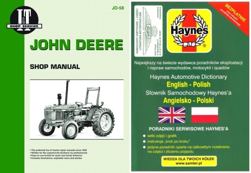 John Deere 2150 2155 2255 2350 2355 N 2550 2555 instrukc napraw +GRATIS 24h