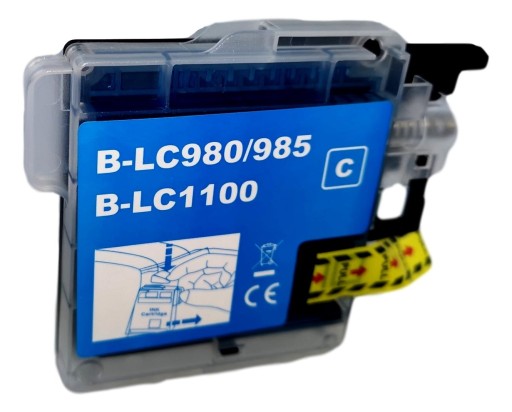 Tusz Brother LC980C/LC985C/LC1100C Cyan