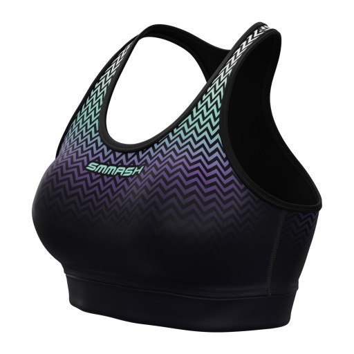 Biustonosz fitness SMMASH Magnetic czarny TT4-006 L