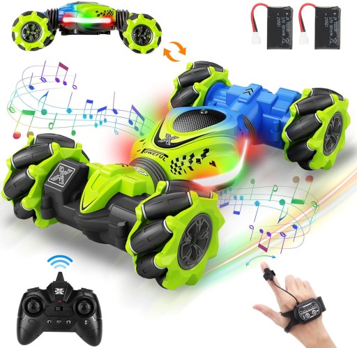 ZDALNIE STEROWANY SAMOCHÓD KASKADERSKI RC 4WD Z OBROTEM 360°