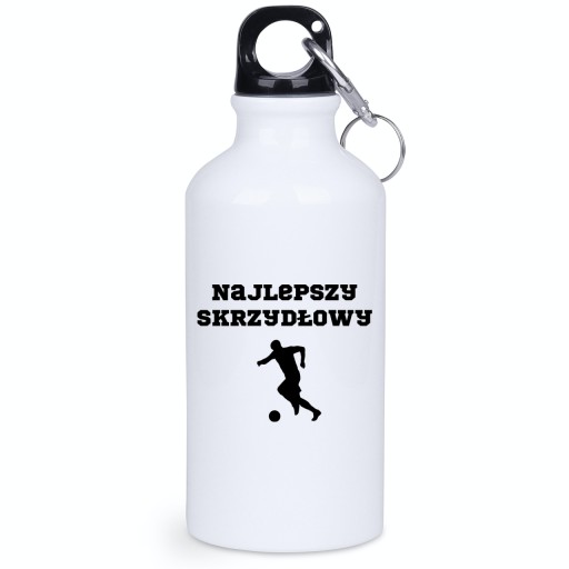 Butelka/bidon 400 ml prezent dla skrzydłowego piłki nożnej, piłka nożnej