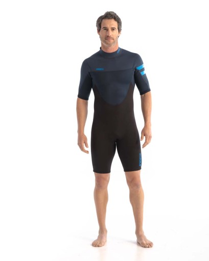 Ubranie Piankowe Męskie Jobe Perth Shorty 3/2 mm Wetsuit Niebieskie 3XL