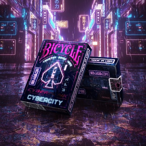 Bicycle CyberPunk Cybercity karty do gry NOWOŚĆ