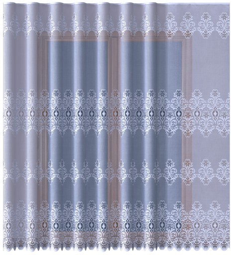 Firanka biała na metry żakardowa wys.250cm