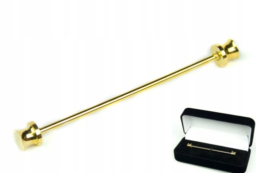 Szpilka do kołnierzyka Pin collar Bar Gold
