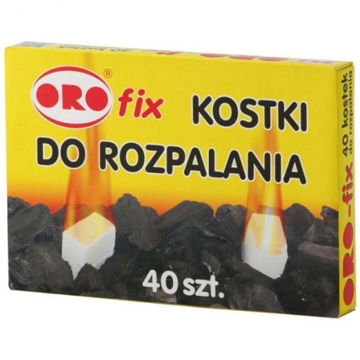 Kostki Oro fix do rozpalania 40 sztuk