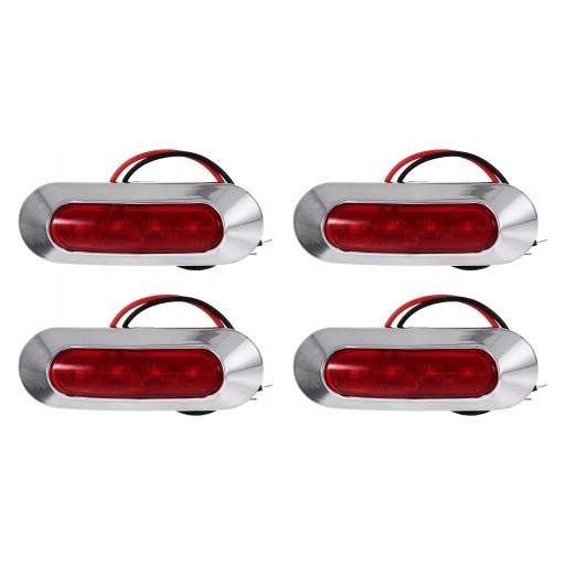 4 sztuk LED ciężarówki światła tylne LED lampa