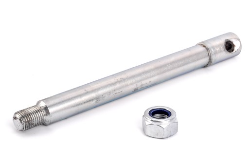 Oś oś koła przód przedniego 175 mm M12 WSK 125 175 ocynkowana ośka