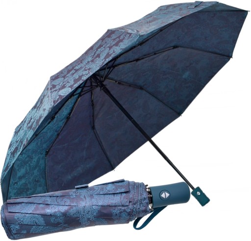 PARASOL PARASOLKA DAMSKA PEŁNY AUTOMAT SATYNA MAŁA SKŁADANA