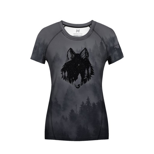Koszulka treningowa damska rashguard WILK szara M