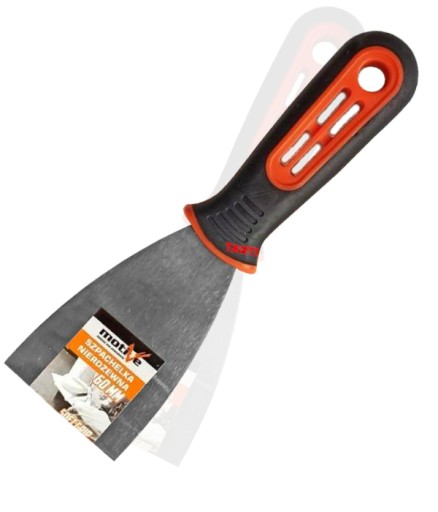 SZPACHLA STAL NIERDZEWNA UCHWYT GUMOWY 60mm Motive 040 241